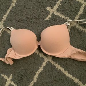 light pink/nude color victorias secret bra